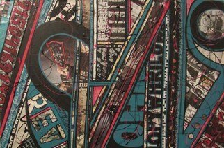 Abby Jones; Nevermind, 2017, Original Mixed Media, 36 x 24 inches. Artwork description: 241 Grunge Art...