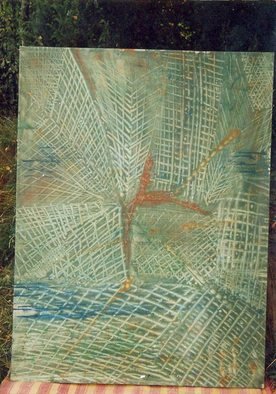Zlatko Turkmanovic; Abstract 5, 2003, Original Painting Oil, 151 x 100 cm. Artwork description: 241      Abstract on big canvas expresionism oil on canvas      ...
