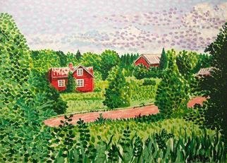 Alan Hogan; Aland  Landscape, 2008, Original Painting Acrylic, 70 x 50 cm. Artwork description: 241  This is an original painting in acrylics on canvas, size 50cm x 70cm. It depicts a beautiful summer scene from the Aland islands, situated between Finland and Sweden. It was painted in 2008 and is signed by the artist Alan Hogan. This painting, like all of Alan ...
