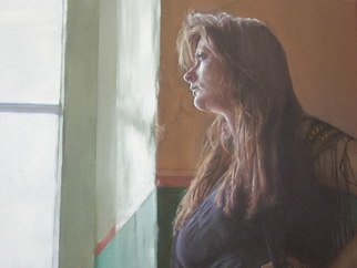 Alex Dewars; Silverlining, 2007, Original Painting Oil, 2 x 14 inches. 