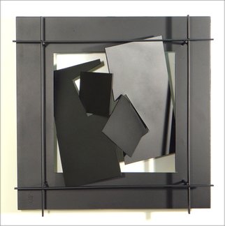 Alexey Klimov, 'WINDOW SEVEN', 2014, original Sculpture Steel, 16 x 16  x 4 inches. Artwork description: 1911  This is the collection of fifteen metal wall- hung sculptures. Though each one is clearly a stand- alone piece, they are related to one another. I look at them as a family of equals United by their size, materials they are made of, clear presence of a ...
