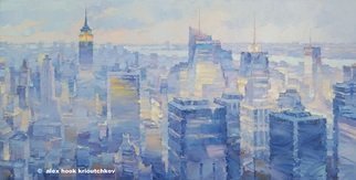 Alex Hook Krioutchkov, 'New York Xxv', 2020, original Painting Oil, 60 x 30  x 2 cm. Artwork description: 1758 Painting.  Oil on canvas. 60x30x2cm.  One of a kind.  Signed.Painted borders.  No frame is required.This work will ship flat in a sturdy, well- protected cardboard box. ...