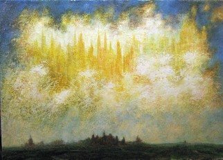 Alexandr Ivanov, Gold taun, 2012, Original Painting Oil, size_width{sky-1450294473.jpg} X 40 cm