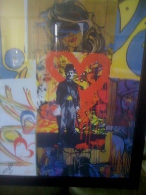 Allan Cohen; LOVE, 2011, Original Collage, 22 x 28 inches. Artwork description: 241 LOVEOriginal- One of A Kind- Paper Collage. Love Series.Charlie Chaplin Is Happy And In The Middle Of Love. Signed Art by Artist. Framed 22x28 Ready for hanging.FREE SHIPPING IN U. S. Artist - Allan Cohen_ _ _ _ _ _ _ _ _ _ _ _ _ _ _ _ _ _ _ _ _ _ _ _ _ _ _ _ _ _ _ _ _ _ _ _ _ I am an artist living in Aventura, Florida in ...