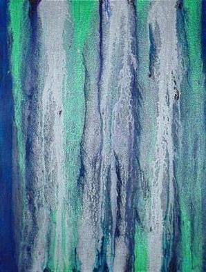 Harry Bayley; Colour Bleed Silver Green, 2003, Original Painting Acrylic, 11 x 15 inches. Artwork description: 241 Painted in acrylics onto watercolour paper. This painting is abstract colour expression. ...