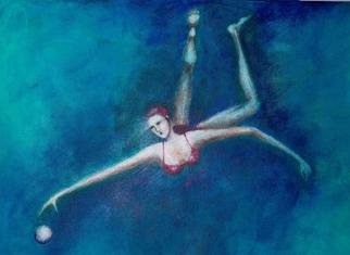 Ana Marini Genzon; Reaching Out, 2005, Original Painting Acrylic, 36 x 20 inches. 