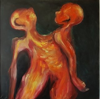 Andrei Moga; Abortion Law, 2017, Original Painting Oil, 100 x 100 cm. Artwork description: 241 This Paint.subtle emphasis the result of the deepest passion, the true flame of the pure life essence...