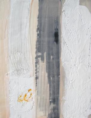 Antoaneta Hillman; Black And White Conversation 2, 2012, Original Painting Encaustic, 16 x 20 inches. Artwork description: 241                       encaustic, painting, withe, abstract,                 black, white, encaustic , minimalistic    ...