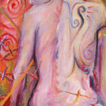 Meghann Frickberg; Within, 1999, Original Painting Oil, 24 x 36 inches. 
