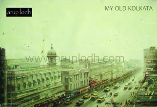 Arup Lodh; Old Kolkata, 2009, Original Watercolor, 42 x 29 inches. Artwork description: 241 Recreate the Magic of EnjoyingKolkata - a word woven with mystery. A city with as many unique interpretations as its people. Italways remained at the center of our curiosities and discussions. There is one more Kolkata which is being passed over to us through stories and ...