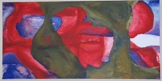 Ashley Hancock; Untitled Red And Green, 2010, Original Painting Oil,   inches. Artwork description: 241  Oil on Canvas          ...