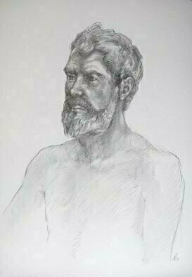 Austen Pinkerton, 'Portrait Of Indigo', 2019, original Drawing Graphite, 30 x 42  x 1 cm. 