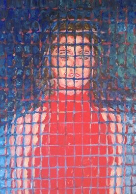 Paolo Avanzi; Woman In Red, 2020, Original Painting Acrylic, 50 x 70 cm. Artwork description: 241 Acrylic on canvass. Signed and archived by the artist...