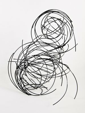 Andrea Waxman Mulcahy; Occluded Front, 2011, Original Sculpture Steel, 36 x 43 inches. 