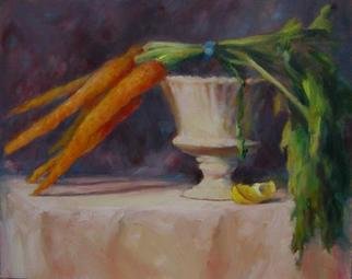 Susan Barnes; Sensuous Carrots, 2004, Original Painting Oil, 20 x 16 inches. 