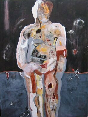 Becky Soria, 'Standing', 2011, original Painting Acrylic, 36 x 48  x 2 inches. Artwork description: 3099                                                           From the series: Body Talk- El Lenguaje del cuerpo                                                          ...