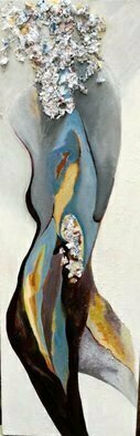 Becky Soria, 'Dancing Muse', 2020, original Mixed Media, 12 x 36  x 2 inches. Artwork description: 1911 From the collection Muses and Godesses...