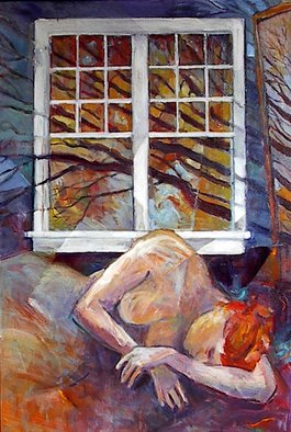 Beverly Furman; Dream Window, 2008, Original Painting Acrylic, 24 x 36 inches. 