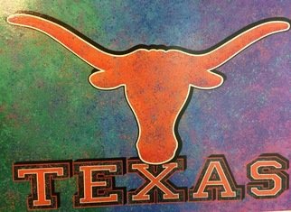 Bill Lopa; Texas, 2017, Original Printmaking Giclee, 40 x 30 inches. Artwork description: 241 Texas team Logo...