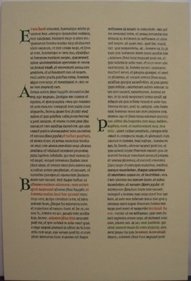 Pentagram Carolingiantoad; Kings Folio I, 2010, Original Calligraphy, 2 x 75 cm. 