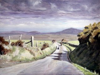 Chris Chalk; View To Frenni Fawr, 2008, Original Painting Oil, 16 x 12 inches. Artwork description: 241 Oil on canvas -This is another welsh landscape painting.  I love the quiet roads up on the Preseli hills, and whilst up there the only sound to be heard was an occasional ewe bleating.  A beautiful spot indeed. ...