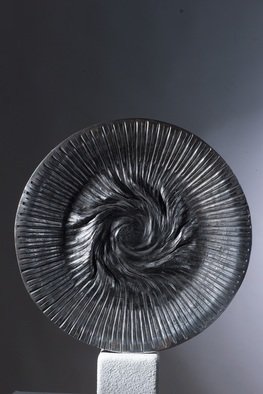 Claudio Bottero; Tornado, 2000, Original Sculpture Steel, 60 x 60 cm. Artwork description: 241 Inspired by the immense power of tornados. It s a very unique piece forged from solid steel. ...