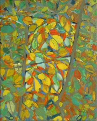 Bernard Collet; Spring Window, 2005, Original Painting Acrylic, 33 x 41 cm. 