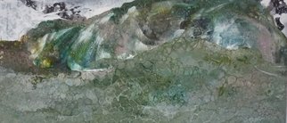 Edward Bolwell; Storm Waves Crashing, 2017, Original Painting Acrylic, 42 x 19 cm. Artwork description: 241 Acrylic on MDF...