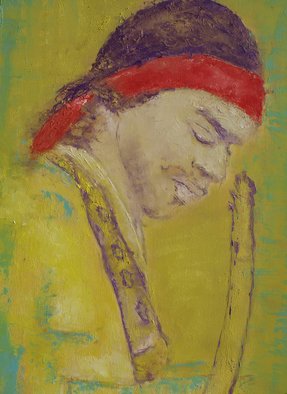Crina Iancau; Guitar Player, 2016, Original Painting Oil, 40 x 55 cm. Artwork description: 241 portrait, Art deco, abstract, music ...