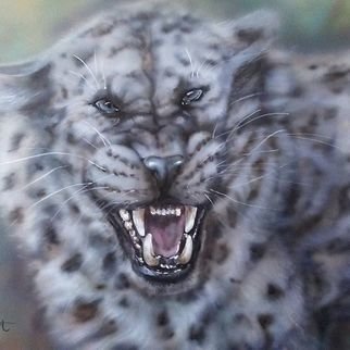 Marina Stewart; Leopard, 2019, Original Painting Other, 30 x 24 inches. Artwork description: 241 airbrush acrylic pain on canwas  unframed...