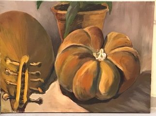 Debbie Jacobson; Pumpkin, 2018, Original Painting Oil, 50 x 30 inches. 