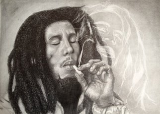 Diellza Gojani; Bob Marley , 2014, Original Drawing Other, 42 x 29.7 cm. Artwork description: 241  Bob Marley. Pencil on A3 paper. Prints for sale at 10EUR each. E- mail me at diellzagg@ gmail. com to place your order or if you have any questions.  ...