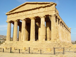 David Bechtol; Temple Of Concord, 2002, Original Photography Color, 14 x 11 inches. Artwork description: 241  Temple of Concord in the Valley of Temples area in Agrigento, Sicily ...