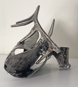 Bob Dornberg, 'Blade', 2020, original Sculpture Steel, 7 x 7  x 6 inches. Artwork description: 2307 Abstract Steel Sculpture...
