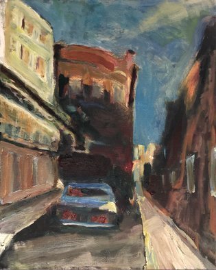 Bob Dornberg, 'Parked Car', 2020, original Painting Oil, 16 x 20  x 1 inches. Artwork description: 2703 PARKED CAR IN BALTIMORE...