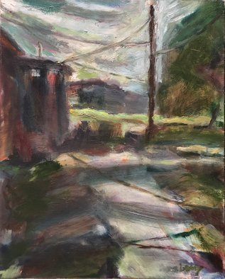 Bob Dornberg, 'Pathway', 2020, original Painting Oil, 16 x 20  x 1 inches. Artwork description: 3099 pathway to houses...
