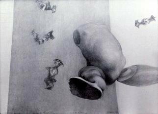 Doru Cristian Deliu, Un arlechin, 2003, Original Drawing Pencil, size_width{doll1-1144873520.jpg} X 50 cm