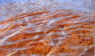 Edna Schonblum, 'Trnsparencie 30', 2015, original Painting Oil, 45 x 27  x 3 cm. Artwork description: 1758           sea transparencie     waves   transparencie sand sea studie        transparencie  water  sea waves ...
