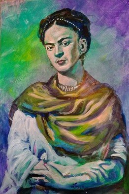 Adam Lusso; Frida, 2019, Original Painting Acrylic, 24 x 36 inches. Artwork description: 241 Acrylic on canvas...