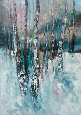 Emilia Milcheva; Winter Magic Nr 4, 2018, Original Painting Oil, 20 x 27 inches. Artwork description: 241 I am practically in love with every tree. They are so beautiful in my eyes. So beautiful in their various stages of metamorphosis. So beautiful in their dramatically changing conditions and moods. So beautiful that they became my favorite subject to paint. I love the energy that ...