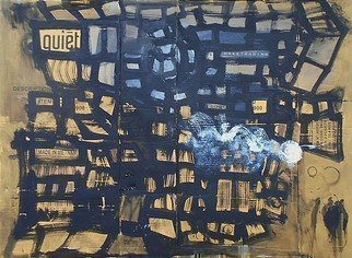 Emilio Merlina, 'A New Light In The City', 2018, original Painting Acrylic, 157 x 114  cm. Artwork description: 2103 on cardboard...