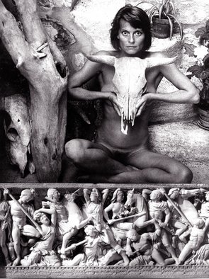 Itzhak Ben Arieh, 'AMAZON', 1993, original Photography Black and White, 21 x 29  cm. Artwork description: 1758  PHOTOMONTAGEFANTASTIC PHOTOGRAPHY ...
