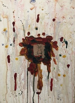 Fela Sowande; Symbolic, 2016, Original Painting Acrylic, 29.7 x 42 cm. Artwork description: 241 Contemporary art piece on A3 sized canvas. ...