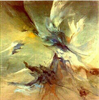 Franziska Turek, 'Heaven', 2002, original Painting Other, 100 x 100  x 2 cm. 