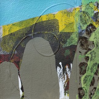 Jose Freitascruz; Cerrado Ex Brasil N32, 2018, Original Painting Acrylic, 16 x 16 cm. Artwork description: 241 first series of works from brasil inspired by the colours and shapes of the cerrado - the brazilian savannah...