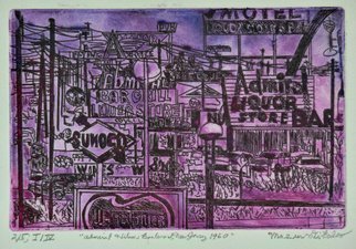 Jerry  Di Falco, 'Admiral Wilson Boulevard Nj', 2020, original Printmaking Etching, 16 x 12  x 1 inches. Artwork description: 1911 This Di Falco etchingaEUR
