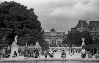 German Guerra, 'OPUSPR0284', 2012, original Photography Black and White, 25 x 17  inches. Artwork description: 1758  PARIS CITY ...