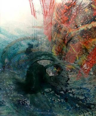 Gian Michael Merlevede; Fusion Of Elements, 2007, Original Painting Acrylic, 100 x 120 cm. Artwork description: 241 This painting is part of a series Wrestling in the Sea with the OneMore infos and photosArtborne Erdebornwww. artduo. weebly. com...