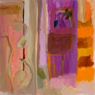 Andrea Goldsmith; Rendezvous, 2008, Original Painting Oil, 36 x 36 inches. 