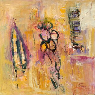Marcia Freedman; Dwell, 2005, Original Painting Oil, 48 x 48 inches. Artwork description: 241  Dwell is an oil painting on canvas that was informed by organic forms found within the body. ...